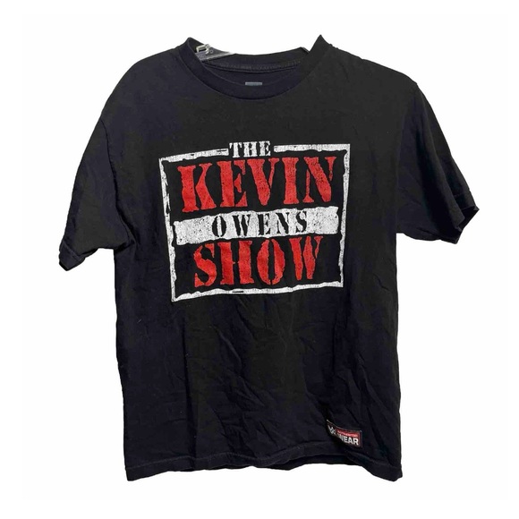 The Kevin Owens Show WWE Authentic Men's Size Medium Black Short Sleeve T-Shirt - Picture 1 of 6